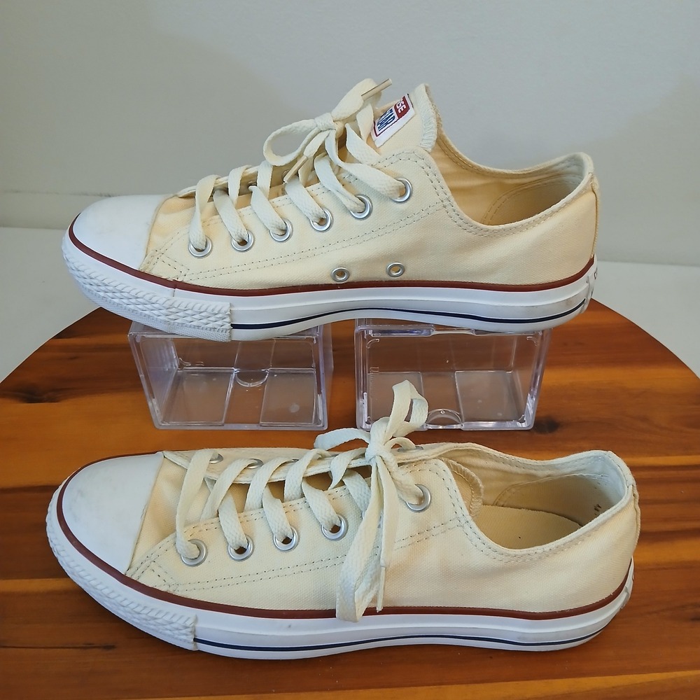 Converse Chuck Taylor All Star Mens 6 Cream Casual Shoes Sneakers M9165